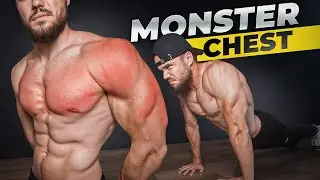 Chest Workout to Turn Your Upper Body Into a Monster. At Home. No Equipment