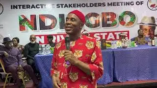 Amaechi, Tonye Cole meet with the Ndi-Igbo community in Rivers State.