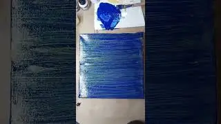 Как быстро сделать фактуру акриловыми красками?