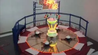 Kirmes Modell Foto Collage