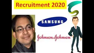 Johnson & Johnson Recruitment 2020 | Freshers | Graduate Engineer Trainee | ✔️Samsung Recruitment
