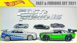 Набор машинок Хот Вилс по фильму Форсаж | Hot Wheels Fast and Furious Set 2021 | Mattel