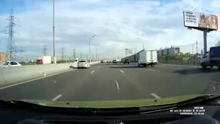 Чуть не вмазался