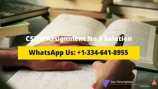 CS202 Assignment No. 1 Solution Fall 2023