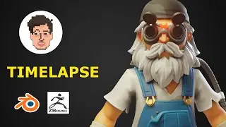 Creating a character in Blender and Zbrush