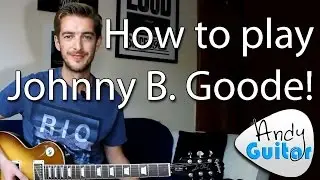 Johnny B Goode (Chuck Berry) Intro Lead Guitar Lesson | How to play