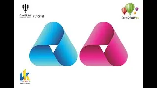 3D Swirl logo design in Coreldraw | Logo designing in Coreldraw | Coreldraw tutorial 2022 | VK