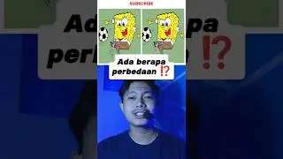 Temukan perbedaan pada SPONGEBOB sedang MAIN BOLA ini guys ?? 🧐 #shorts