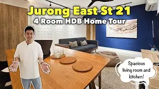 Home Tour: Spacious and Well-Renovated 4 Room HDB Flat at Jurong East St 21 LoukProp Homes Singapore