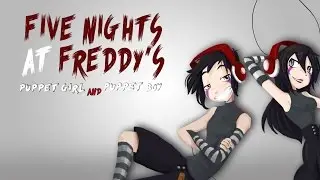 FNAF ANIME VERSION | THE PUPPET BOY AND PUPPET GIRL | SPEED ART con EDD00CHAN