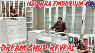 FROM GARAGE TO DREAM SHOP: NADHIRA EMPORIUM  AUSTRALIA TRANSFORMATION AND TOUR | NADHIRA VLOG TAMIL