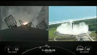 Another Falcon launch vehicle completes 10 successful starts and landings