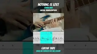 Ichika Nito - Nothing is Lost - Guitar Animated Tab - Lesson Tutorial #shorts
