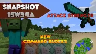 Snapshot 15w34a - ALL CHANGES | Command block, combat system