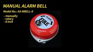 AS-MBELL-8 manual rotary alarm bell