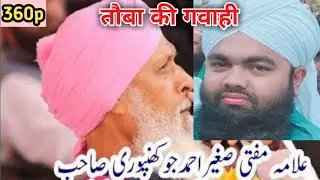 सय्यद अमीनुल क़ादरी की तौबा की गवाही || सगीर अहमद जोखनपुरी || Tauba Naama Aminul Qadri