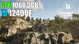 The Old West: Northwood Unreal Engine 5 Demo | GTX 1060 3GB + i5 12400F | Benchmark