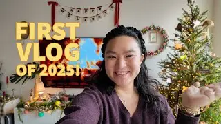First Vlog of 2025: Taking down Christmas Decor