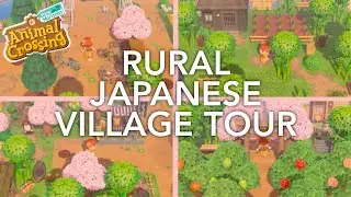 Rural Japanese Island Tour | Animal Crossing New Horizons