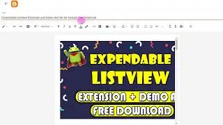 Expendable ListView Extension and Demo Aia File for Kodular free