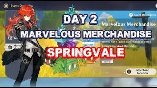 Genshin Impact - Marvelous Merchandise Location Day #2 - Springvale