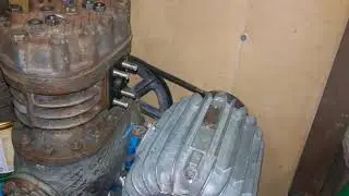 Доработка компрессора ФВ-6. Воздушный фильтр из того что под рукой.
