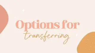 Getting Started - Different ways to transfer your pattern