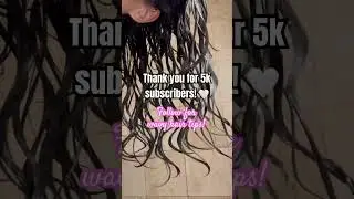 ASMR Wavy Hair Scrunch 🥰 