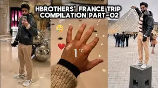 #hbrothers #france TRIP COMPILATION🗼✨🇲🇫 @HH_HAMAD Ended the trip with a boo boo❤️‍🩹🥹