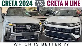 Hyundai Creta N Line Vs Creta 2024 Facelift - Better Choice? | Hyundai Creta vs Creta N Line 2024