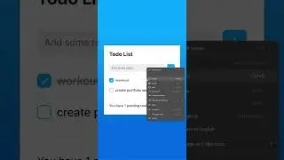 Todo List App HTML CSS & JavaScriptb #html #htmlcss #javascript #websitedesign #programming