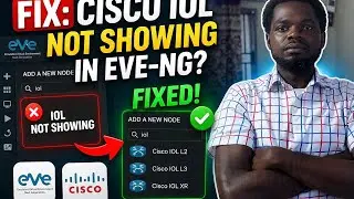 FIX: Cisco IOL Not Showing in EVE-NG (Step-by-Step Import Guide)
