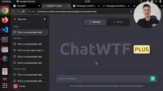 ChatGPT UI From Scratch Part 2: Model Selector & Auto-Resizing Message Input