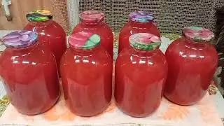 НАТУРАЛЬНЫЙ ТОМАТНЫЙ СОК ИЗ ПОМИДОР БЕЗ МЯКОТИ, БЕЗ СОКОВЫЖИМАЛКИ. Сад и Огород. Дачный Быт.