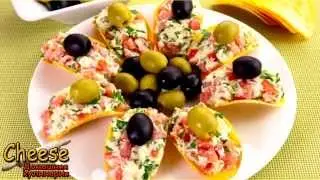 Сырная закуска на чипсах (Рецепт от 