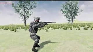 Character strafe animations in one blendspace