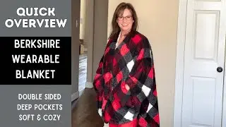 The Ultimate Cozy Cape? Berkshire Sherpa Blanket Review