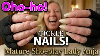 Extreme Natural Nails vs. Sensitive Mature Soles - Tickling Feet