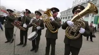 Военный оркестр 9 мая в фильме для Первого канала. День победы.