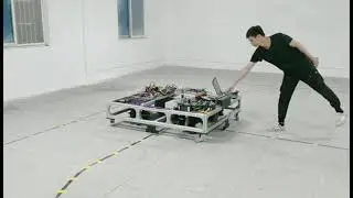 TZBOT Demonstration of 4WD Driving + Turning
