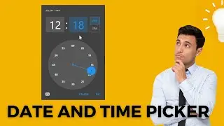 Date And Time Picker in Flutter flow | Date and Time | Date Time picker
