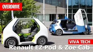 Renault EZ-Pod and Zoe Cab concepts | VivaTech | OVERDRIVE