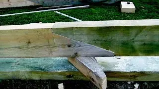 Сращивание бруса по длине