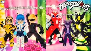 ALL NEW TRANSFORMATION DO GRUPO NO MIRACULOUS RP - MIRACULOUS ROBLOX!