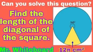 A fantastic question of mensuration with an easy solution.