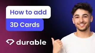How to add 3D Cards to Durable