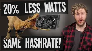 Absolute Core Clock in T-Rex Miner is LEGIT (How to lock core clock and lower wattage)