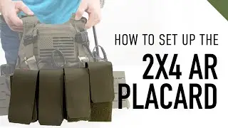 2x4 AR Mag Placard Setup