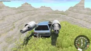 BeamNG Drive - Leap-of-Death, Covet Jet Engines, Cliffs of Insanity