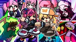 SYNTHESIZE V2 but Every Turn a Different Character Sings 🎶⚡ (FNF HoloFunk Everyone Sings It)